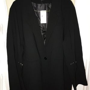 Black Fashion Nova Blazer Plus Size 2X with tags